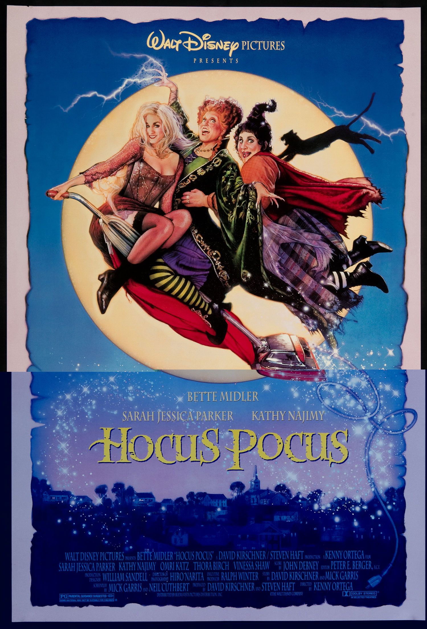 Hocus Pocus 1993 Original U s One Sheet Movie Poster