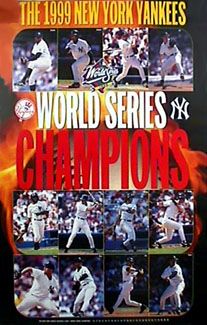 New York Yankees 1999 World Series Champions Poster