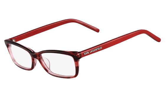 Karl Lagerfeld Eyeglasses KL775 133 Red Striped 53mm