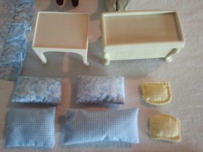 Vintage Laura Ashley~Room by Room~dollhouse~Master Bedroom Toys R