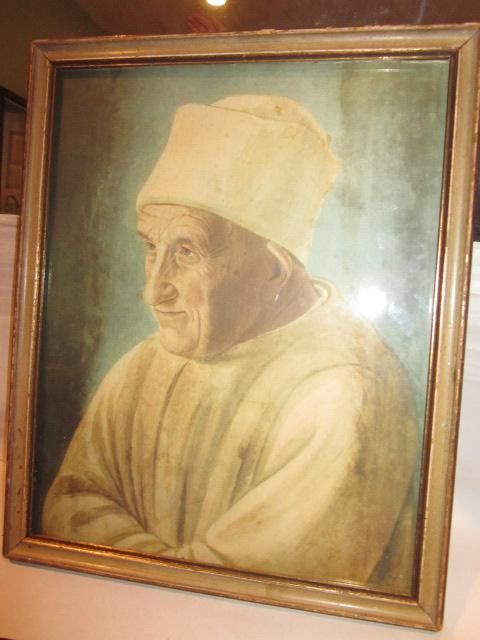 Portrait of an Old Man Filippino Lippi Art Painting Print Framed Pope