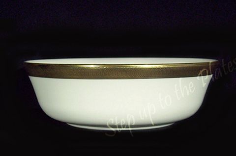 Lenox China LOWELL All Purpose Cereal Fruit Bowl /s Round Gold