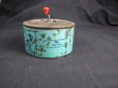 RARE Mickey Mouse Safe Toy Music Box Ensign Mickey Mouse