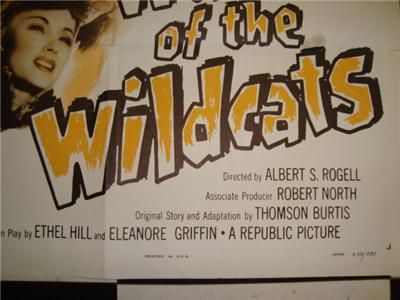 40s Original 1943 WWII Vtg John Wayne War of The Wildcats Movie Poster