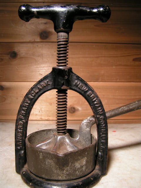 Antique 1800s Meat Juice Press Cure All 1 Complete Free SHIP