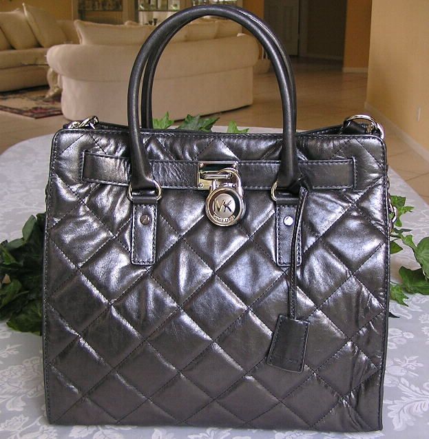 Michael Kors Hamilton Quilted Large N s Tote Purse