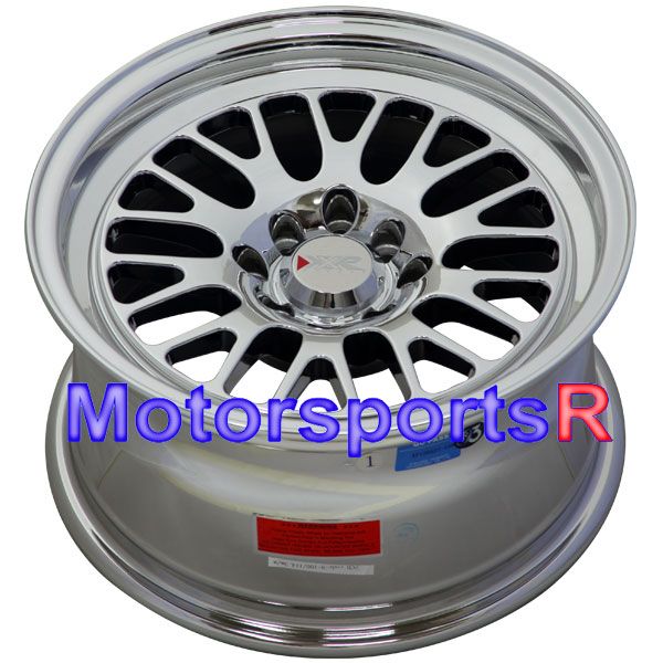 15 15x8 XXR 531 Platinum Wheels Rims Deep Dish 4x100 Stance 01 Acura