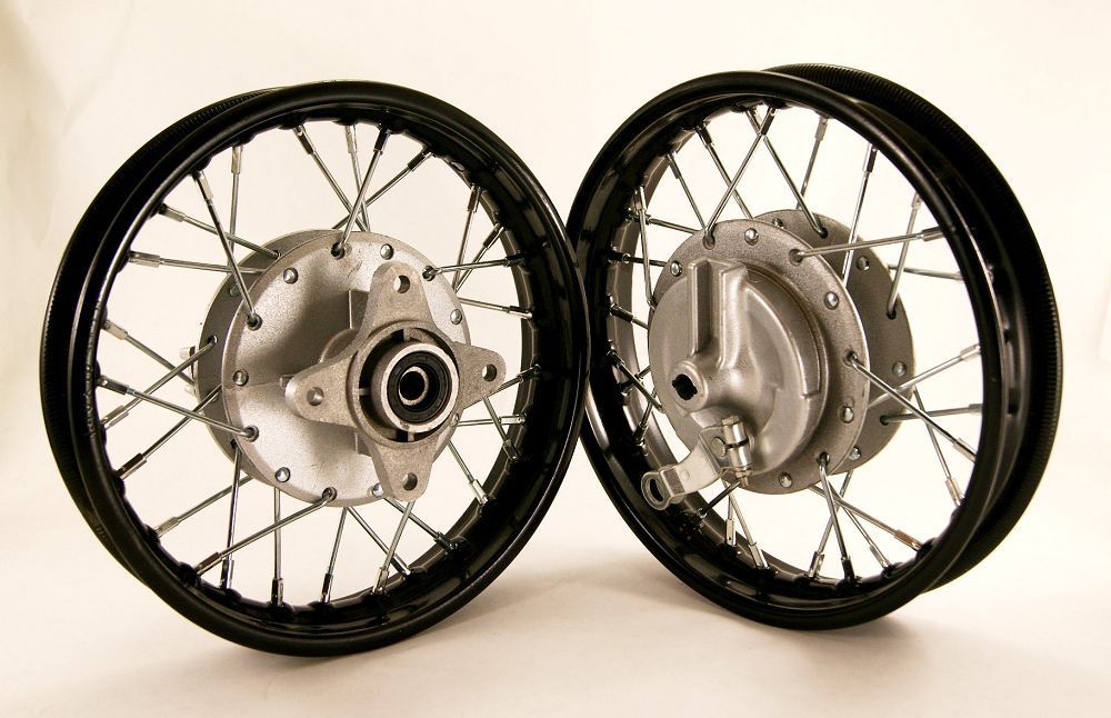 10 Front and Rear Rim Wheel Drum Brake Set XR50 CRF50 Stock Bike 12mm
