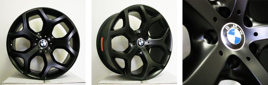 20 Matte Black Staggered Wheels Fit BMW x5 E70 Second Generation 2006