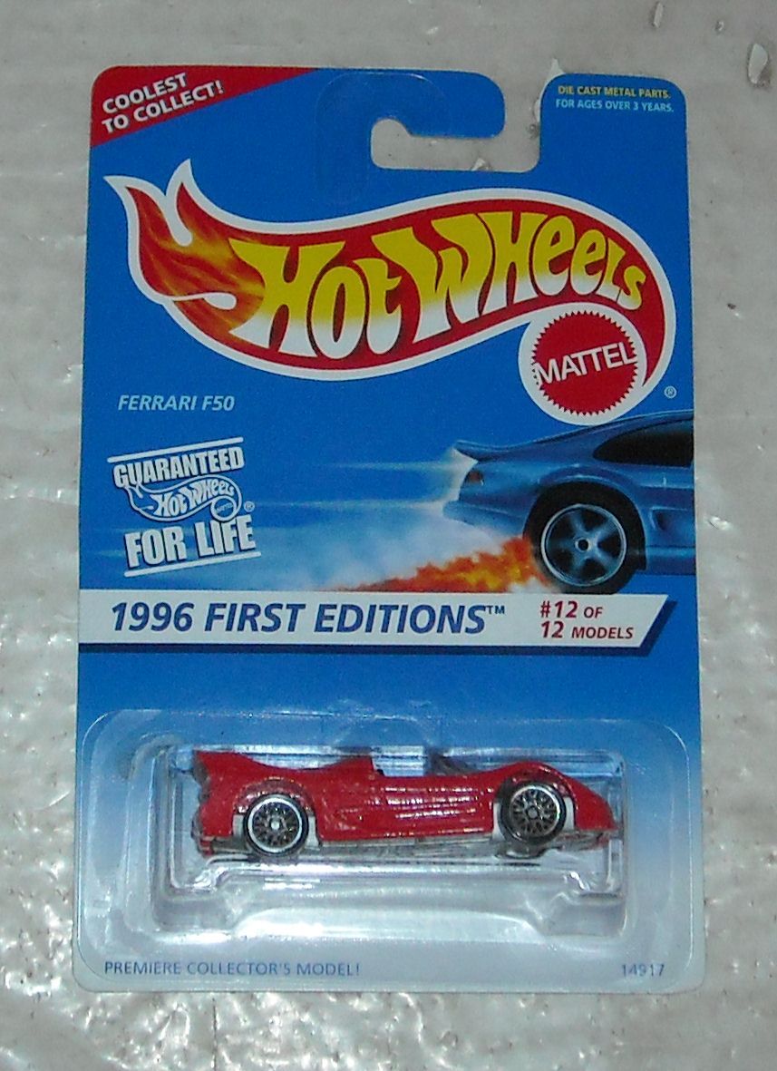 1996 Mattel Hot Wheels First Editions Series Ferrari F50 Diecast