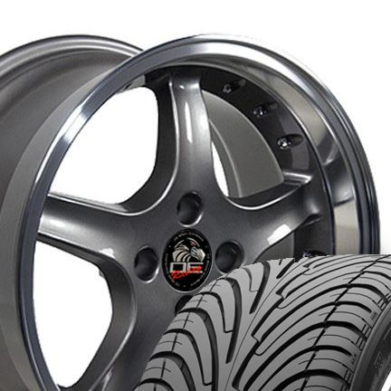 Anthracite Cobra Wheels Nexen Tires Rims Fit Mustang® 79 93
