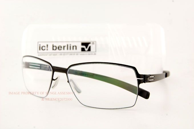 Brand New IC BERLIN Eyeglasses Frames Model chasseral Color black for