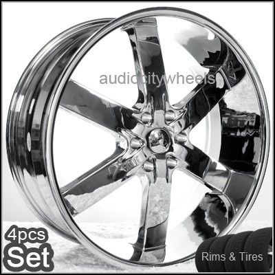 22 Rims and Tires Wheels Chevy Ford Escalade Tahoe RAM