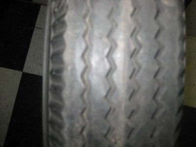 One Coker Tire 475 500 19 4 Ply 2 inch White Wall Tire Tread 7 32 Fast