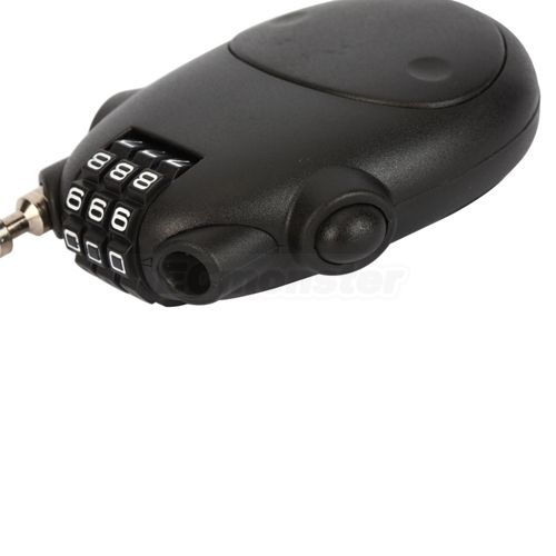 New 3 Digits Combination Number Travel Retractable Luggage Cable Lock