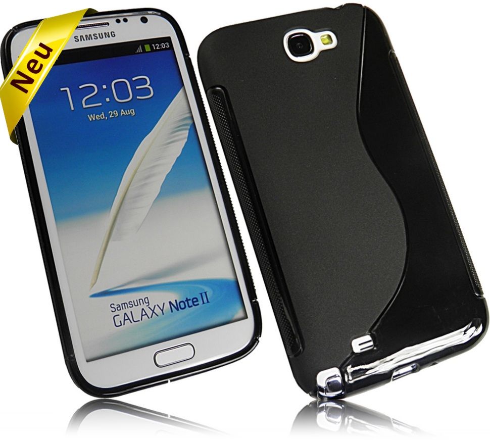 New S Design Case handytasche Cover für Samsung Galaxy Note 2 N7100