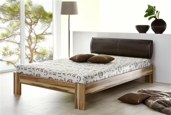 Kasper Wohndesign Bett Ranch 140 x 200 cm Baltimore Walnuss   braun