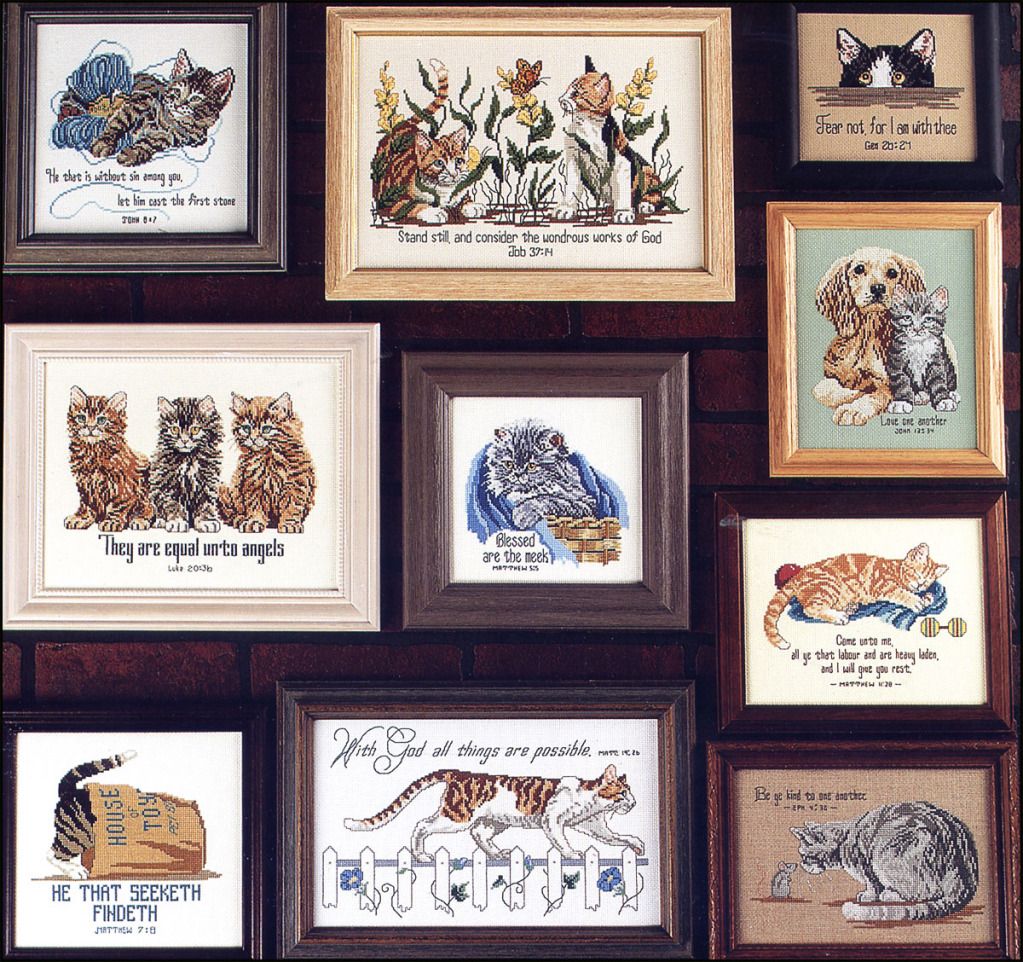 JEANETTE CREWS   The Second Litter 172   Counted Cross Stitch
