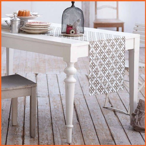  Esstisch Tisch Kuechentisch weiss Holztisch barock Stil 180 x 90 cm