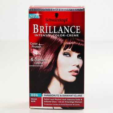 3x Schwarzkopf Brillance Color 886 Rouge 2,66€/1 Packun