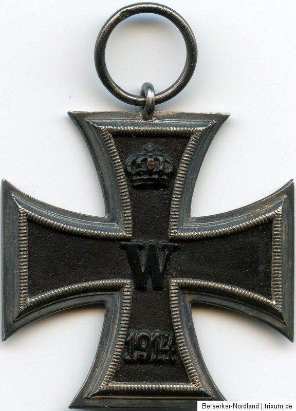 Eisernes Kreuz 2.Klasse Herst. Fr. 1914 1918 Iron cross Orden EK2
