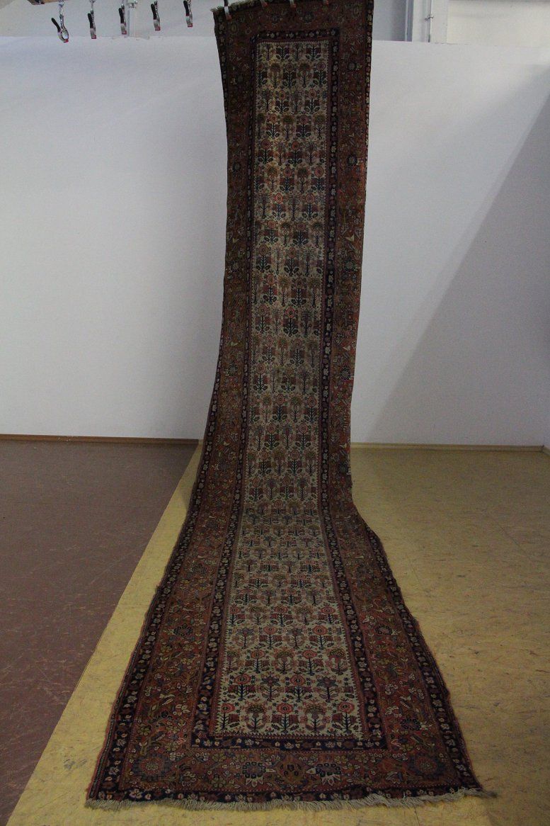 Teppich Läufer 110 x 599 handgeknüpft Türkei ~1930/40