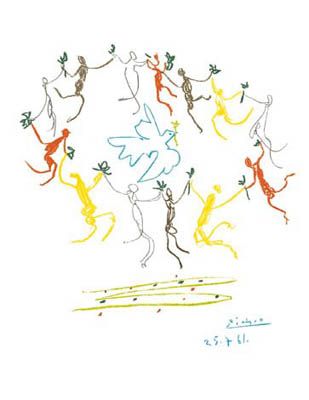 Kunstdruck Poster Pablo Picasso Der Reigen (1961)
