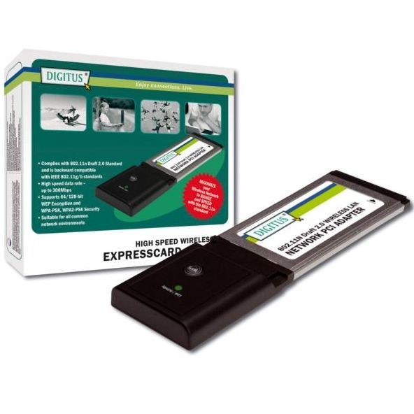 EXPRESSCARD WIRELESS LAN 300 Mbit WLAN NEU SHOP HAMBURG