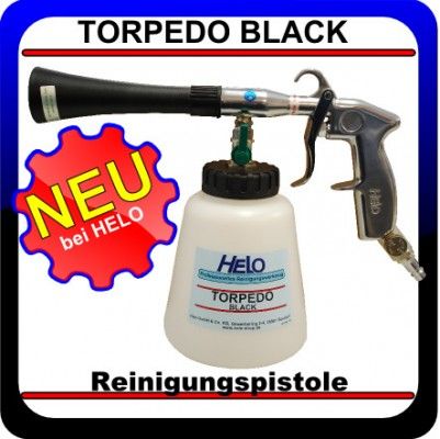 Torpedo Black GUN Z 020 Druckluft Reinigungspistole Helo