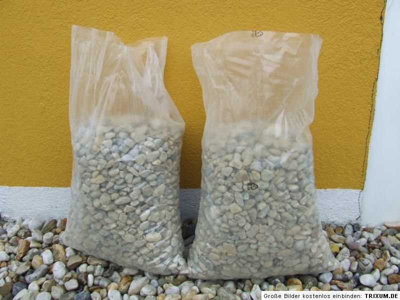 Kieselsteine 8 16 mm aus Waschkies,ca36L=ca50Kg ideal als