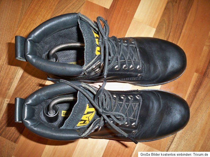 Cat Herren Boots Stiefel Leder Business Schuhe Gr. UK 10 = EUR 44