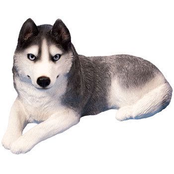 Hundefigur Husky, Siberian groß, Sandicast USA, Hund