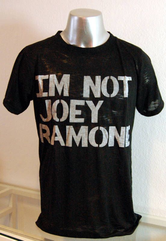 STINGRAY T Shirt IM NOT JOEY RAMONE The Ramones