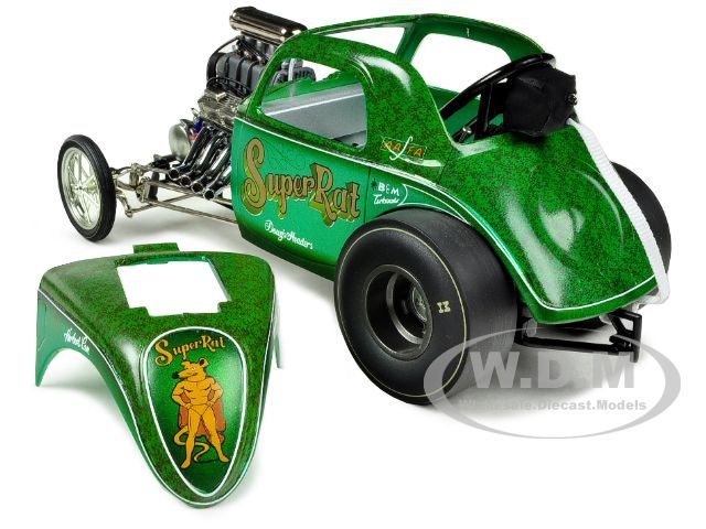 Fiat Super Rat Altered Dragster 1 18 Diecast Model Car by Acme