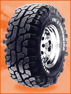 Tire, TSL Thornbird, LT 35.00 x 14.50 15, Bias Ply, 2,725 lbs. Maximum